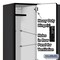 Salsbury Industries Wardrobe Locker, 45" W, 18" D, 76" H, (3) Wide, (6) Openings, Black 22368BLK - alternate 6